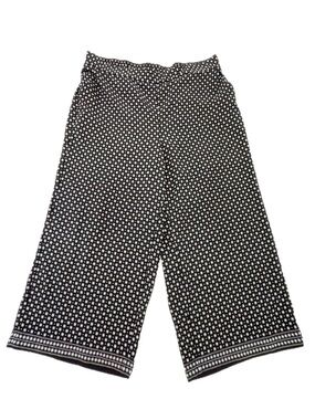 Max Studio Polka Dot Wide Leg Crop Pants Size 2X 18W 20W
